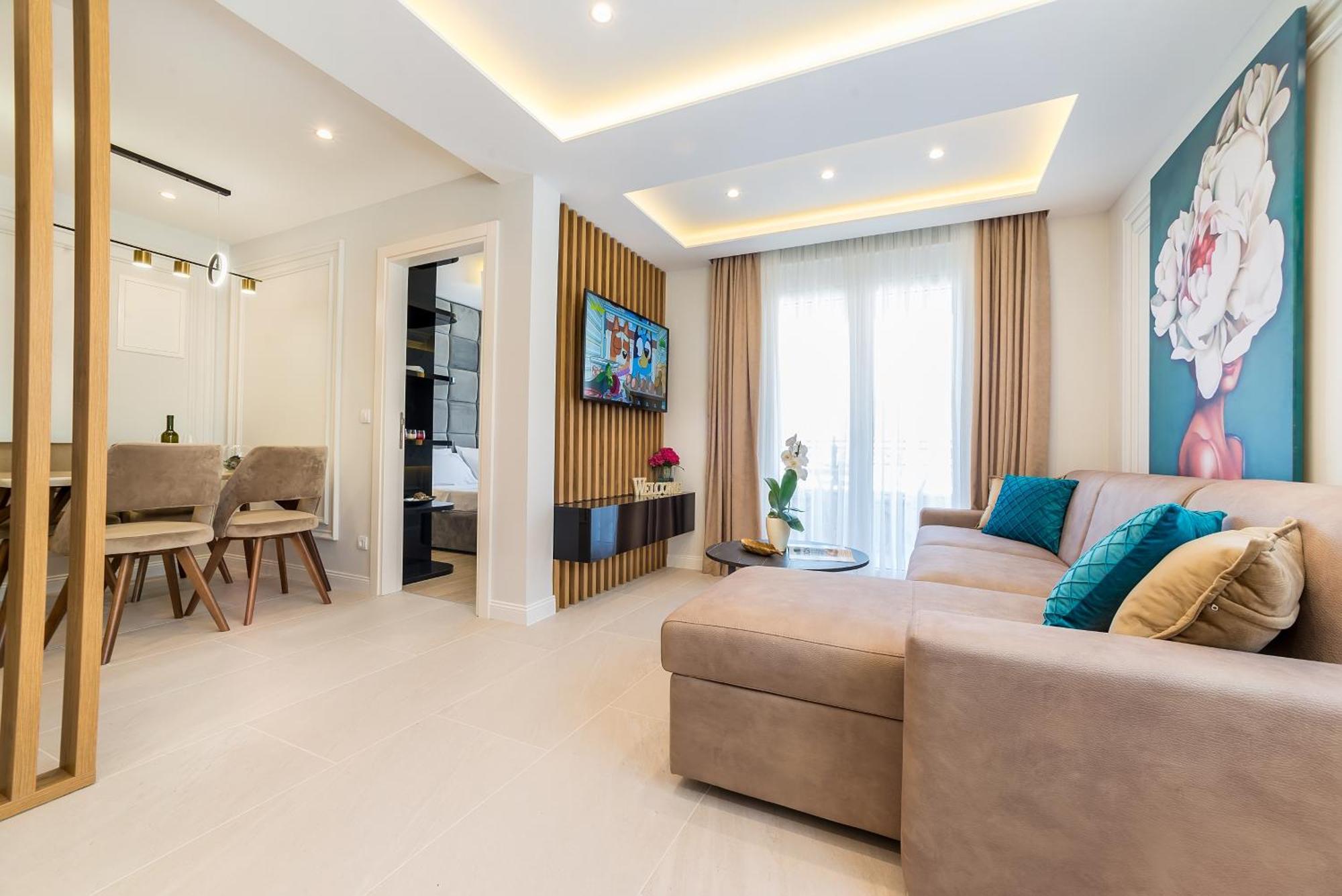 Luxury Apartments Ivanovic Tivat Szoba fotó